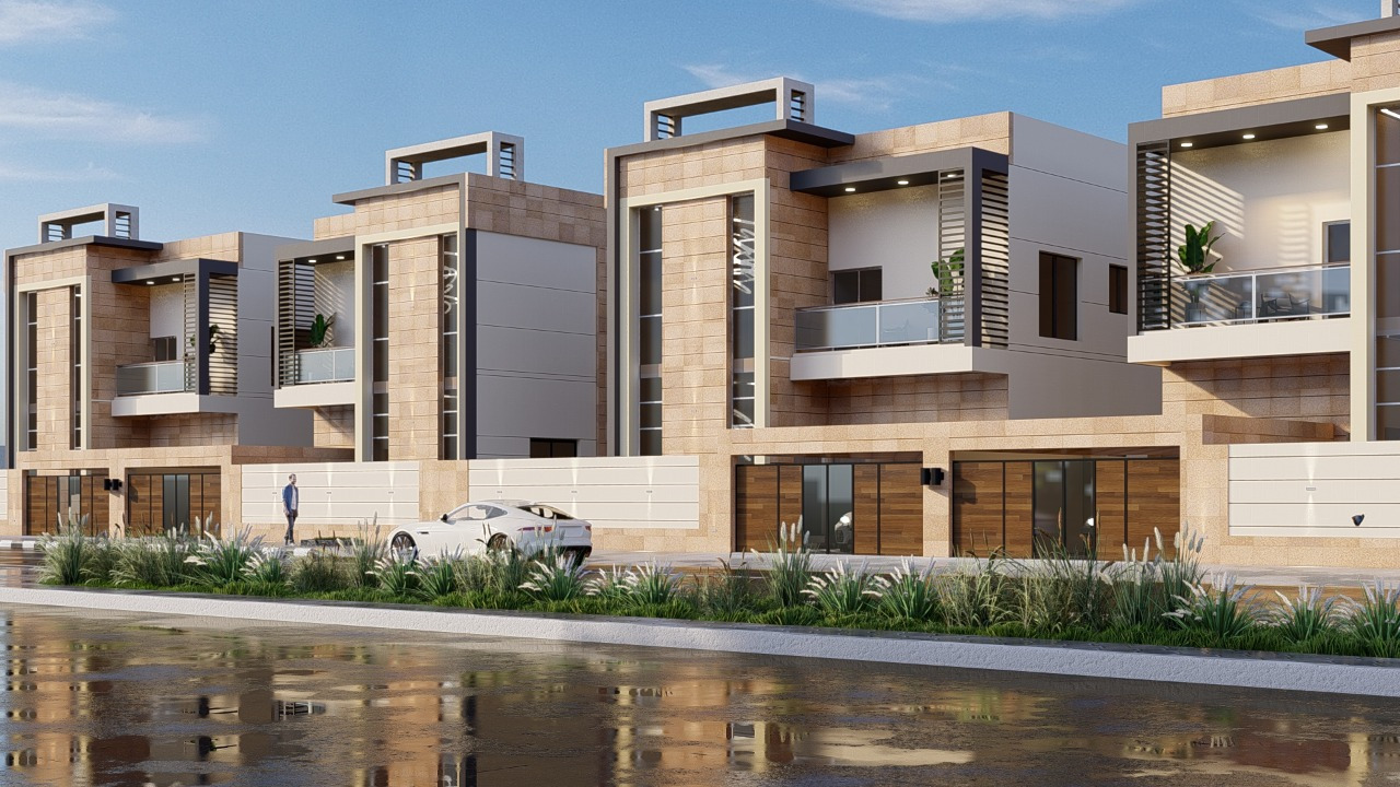 Representative Residential Villas construction visualization