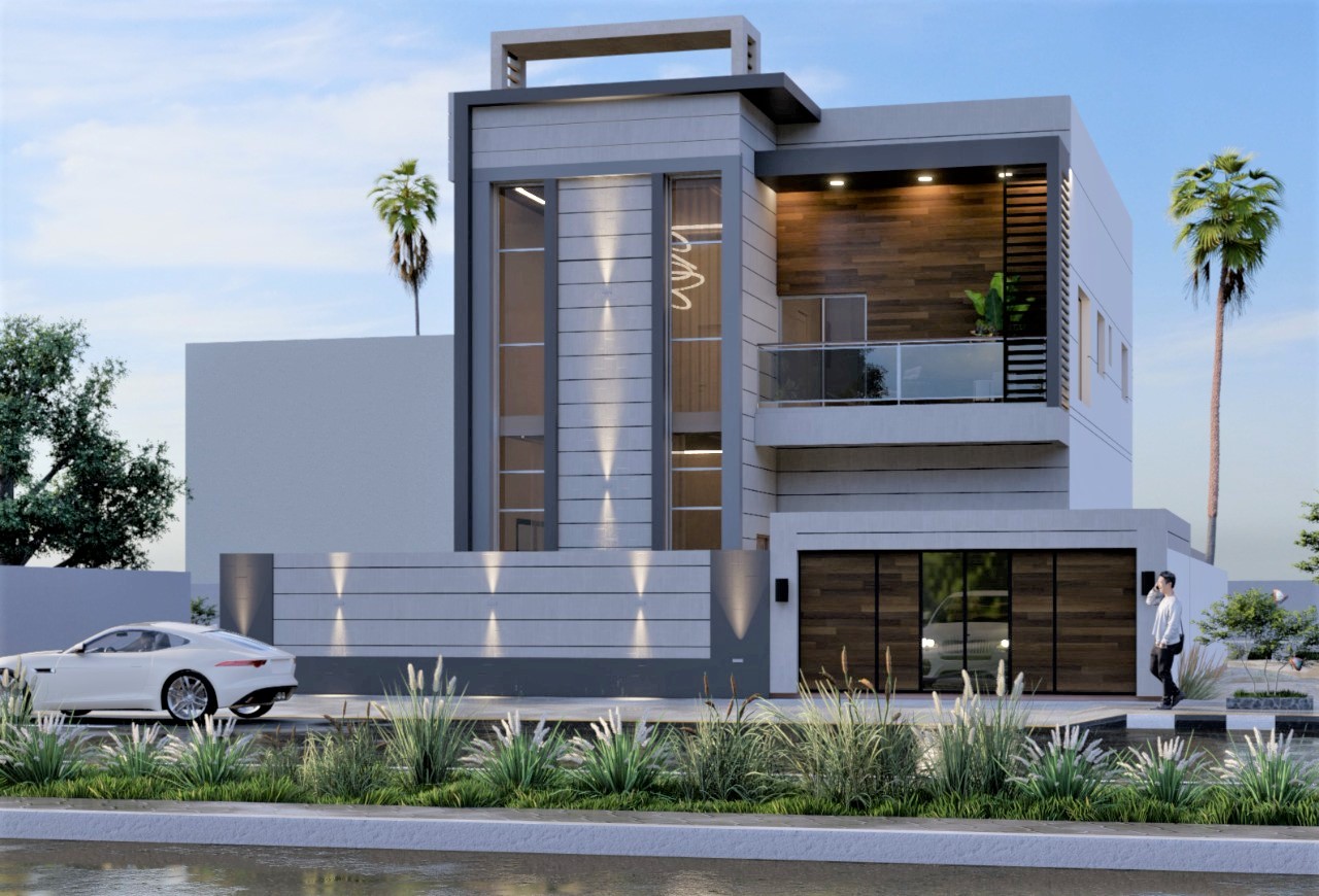 Representative Residential Villas construction visualization for Ajman, UAE